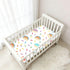 CZXW 52" 28" Rainbow Cake with Sprinkles Crib Sheets Fitted x Natural Cotton Soft & Breathable for Baby Crib Mattress
