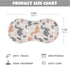 decor gift 4 Pack 22x11in Cotton Baby Muslin Burp Cloths Easy Care Naughty Alaskan Dinosaur Light Gray wash Cloths
