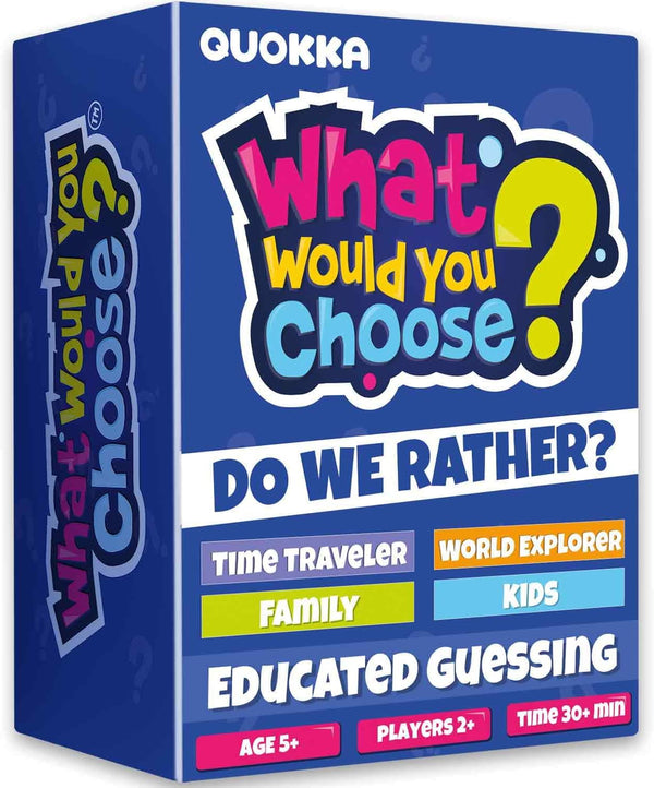 QUOKKA Board Games for Kids 8-12 4 Set Family Games for Kids