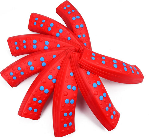 8 Set, Special Supplies Wavy Circle Balance Beams Stepping Stones for Kids, Pc. Non-Slip Textured Surface and Slip