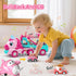 7 1 1 2 3 6 1 2 2+ newcrave in Carrier Truck Cars Toys for Year Old Girls, Toddlers Girl Toy with Mini Cars, Princess