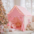 SISTICKER Kids Play Tents for Girls Large Fairy Playhouse for Kids Princess Castle Tent Gift Toys for Girl Toddler