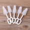 Pxiryanlow 5 Pcs White Pacifier Cleaning Set,Nipple Cleaner Nipples Brush Cleaning Tools Professional