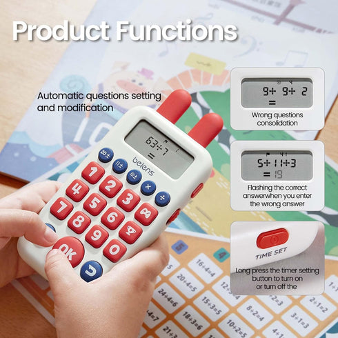 beiens Learning Toys for 4+ Year Olds - Math Games, Educational Toys for Addition, Subtraction, Division