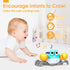 Tummy 6-12 1 12-18 Musical Crawling Crab Baby Toy - Time Toys for Months Boy Girl, Light-up Walking Crab Toys for Year