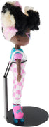 Plymor DSP-4125B Black Adjustable Doll Stand, Fits 7-9 Inch Slim Waist Dolls, Pack of 6 for Action Figures