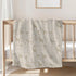 Selgkds 60x80inch Cute Animals Safari Baby Blankets for Girls Boys Boho Giraffe Zebra Elephant Trees Leaves Swaddle