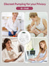 4 9 17/19/21/24MM Flange(1 Pack) Lulia Breast Pump Hands Free, Wearable Breastfeeding Pump, Modes & Levels, Portable