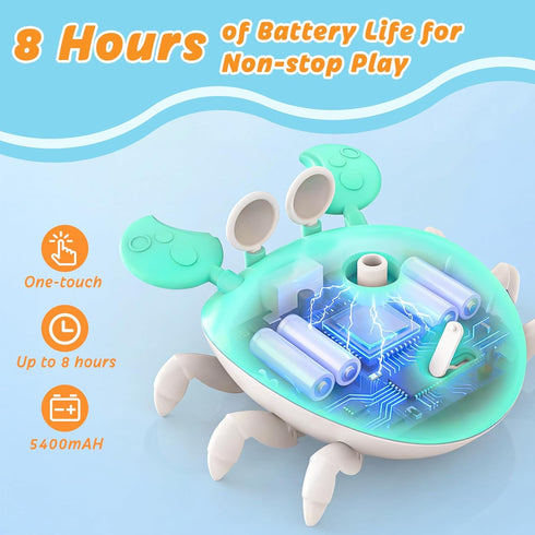 TENGIZUOHZ 5400mAh 3 2 Settings 8 IP67 Water Table Pump, Rechargeable Water Pump for Water Table with Modes Spray Flow