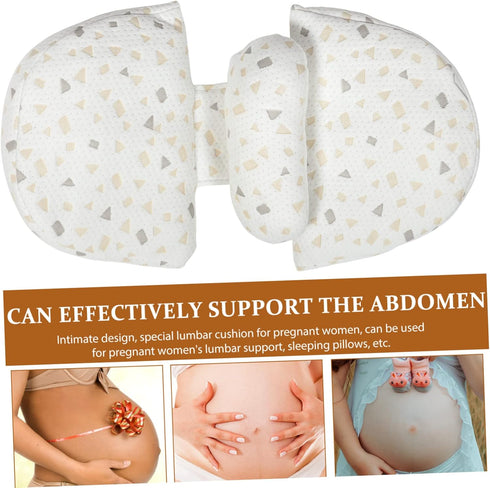 Hemoton Pregnancy Pillow with Adjustable Wedge for Supportive Side Sleeping Maternity Cushion for Pregnant Women Soft