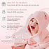2 Pack 55" 27.5" Set 1-5, Hooded Towels for Toddlers - Thick x Baby Bath Towel for Girls and Boys - Super Absorbent