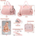 6pcs, Yorige Diaper Tote Bag for Baby Large Mom Hospital Bags with Changing Pad Pacifier Case for Labor Delivery Boy