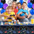 Blue Black Purple Balloon Arch Garland Kit - 125PCS for Video Game Birthday Decorations