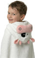 POCASOPA 35x35 Hooded Towel with Cute Cow Vaquita Design - Rayon Made from Bamboo - Premium Baby Gift - Ultra Soft