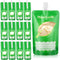 Maxcheck 100 Pack Disposable Baby Food Pouches 6oz Baby Food Storage Containers