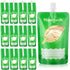 Maxcheck 100 Pack Disposable Baby Food Pouches 6oz Baby Food Storage Containers