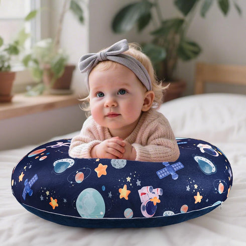 1 Pack, Nursing Pillow Cover DAYEEBALL Double-Sided Removable Nursing Cover for Baby Girls Boys Newborn, Stretchy