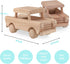 Wooden Car Trabant - DIY Toy Car for Kids & Adults, Handmade Wooden Toys for Preschool Learning Activities