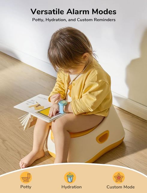 Countdown/Music/Alarm Potty Training Watch, Upgrade Rechargeable Potty Reminder Device for Boys & Girls, Digital