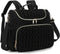 Bevkois Small Diaper Bag Backpack Quilted Mini Baby Crossbody Diaper Bag Tote for