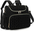 Bevkois Small Diaper Bag Backpack Quilted Mini Baby Crossbody Diaper Bag Tote for