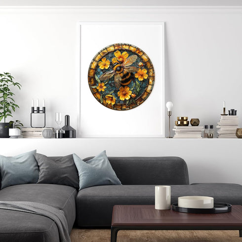 Decor(L-13.4 13.4in 300pcs) Wooden Puzzles for Adults, Leisurely Bee Wood Puzzles Adult, Unique Animal Shaped Wooden