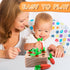 Montessori Toys for 1 Year Old, Carrots Harvest Wooden Baby Toys for 6-12 Months, Educational Shape Sorting
