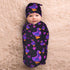 Nanyizly Set 0-6m Neon Glowing Duck Hearts Flowers Newborns Beanie Swaddle Blanket Baby Receiving Blankets for Infant
