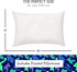 16x22 5-10 Little Sleepy Head Youth Pillow with Hypoallergenic Cotton Pillow case Youth Pillows for Sleeping Age
