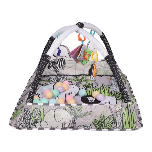 Sunisfa Baby Gym Play Mat, Cozy Activity Mat with Folding Design for Home,