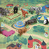 BOLZRA Playset, 3-5, 22Pcs Safari Animals Figures with Activity Play Mat & Storage Box, Realistic Plastic Jumbo Jungle