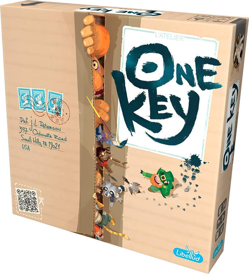 One Key Board Game - Cooperative Deduction and Image Interpretation Game! Fun Family Game for Ages 8+, 2-6 Players
