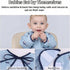 Long Sleeve Baby Feeding Bib - Coverall Weaning Bib for Highchair and Table Use