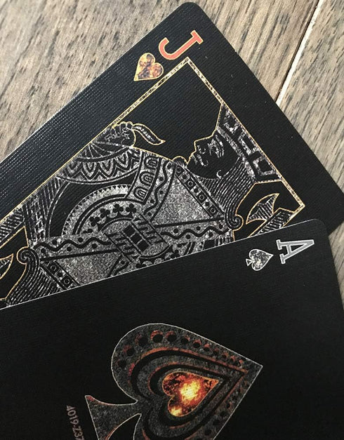 Bicycle Asteroid Playing Cards (Black)