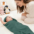 3 Pack 100% 32x32 Inch Sunny zzzZZ Muslin Hooded Baby Bath Towels - Cotton Soft Low-Saturation Pastel Towels Including