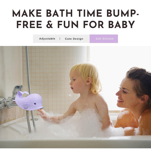 kilomon Bath Spout Cover for Bathtub - Bath Faucet Cover for Kids,Protects Baby from Bumping Head During Bathing Time