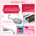 CUTE STONE Color Changing Play Kitchen Sink Toys, Electric Dishwasher with Running Water, Pretend Play