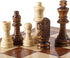 AMEROUS Wooden Chess Pieces Only, Staunton Style Wood Chessmen with 3.15" King, Storage Bag, Gift Packed Box