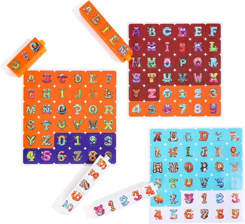 Number Block Set of 100, Educational Math Cubes for Kids Ages 4-8, Counting Blocks for Math Learning