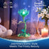 SHAREHB Set, Jasmine Flower Table Lamp Building Themed Night Light & Desk Decor Birthday Gifts for Kids Adults, Gift