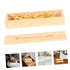 Unomor Pregnancy Test Box Lid Wooden Elegant Keepsake Case for Announcement Storage for Female Trinket Box for Newborn