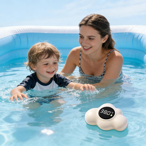 Generic Bath Temperature Meter,Waterproof Accurate Monitor,Cloud Shape Floating Bathtub Water Temperature Gauge