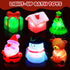 1-3: 6 Packs Set Christmas Bath Toys for Toddlers Light-Up Floating Baby Toddler Kids Bath Toys for Boys & Girls