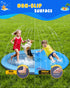 moinmoly 67" Summer Dog Splash Pad, Non-Slip Thickened Sprinkler Pool, Outdoor Pet Water Play Mat, Splash Pad for Dogs