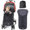 Orzbow Universal Footmuff for Stroller, Waterproof Winter Baby Bunting Bag, Black