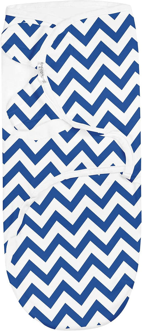 BaeBae Goods Navy Bicycle-Themed Swaddle Blanket (S/M)