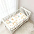 SEHANY 52"x28" Cute Cartoon Bear Fitted Crib Sheet - Soft Breathable Cotton Baby Crib Sheets for Standard Crib