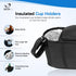 StrollAir Universal Best Double Parent Stroller Organizer Caddy with Insulated Cup Holder for Mountain Buggy TWIN