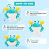 HOSBENI 1 2 3 Crab Baby Bath Toys, Crab Bubble Bath Machine, Automatic Bath Toy Blows Bubbles & Plays Childrens Songs