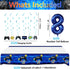 Video Game Party Decorations - 8th Birthday Decorations for Boys, HAPPY BIRTHDAY Banner, Video Game Balloons, Number 8 Blue Balloons, Gaming Hanging Swirls, Game On Birthday Party Supplies
